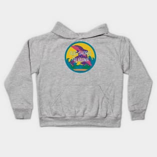 Gulf Shores Vintage Decal Kids Hoodie